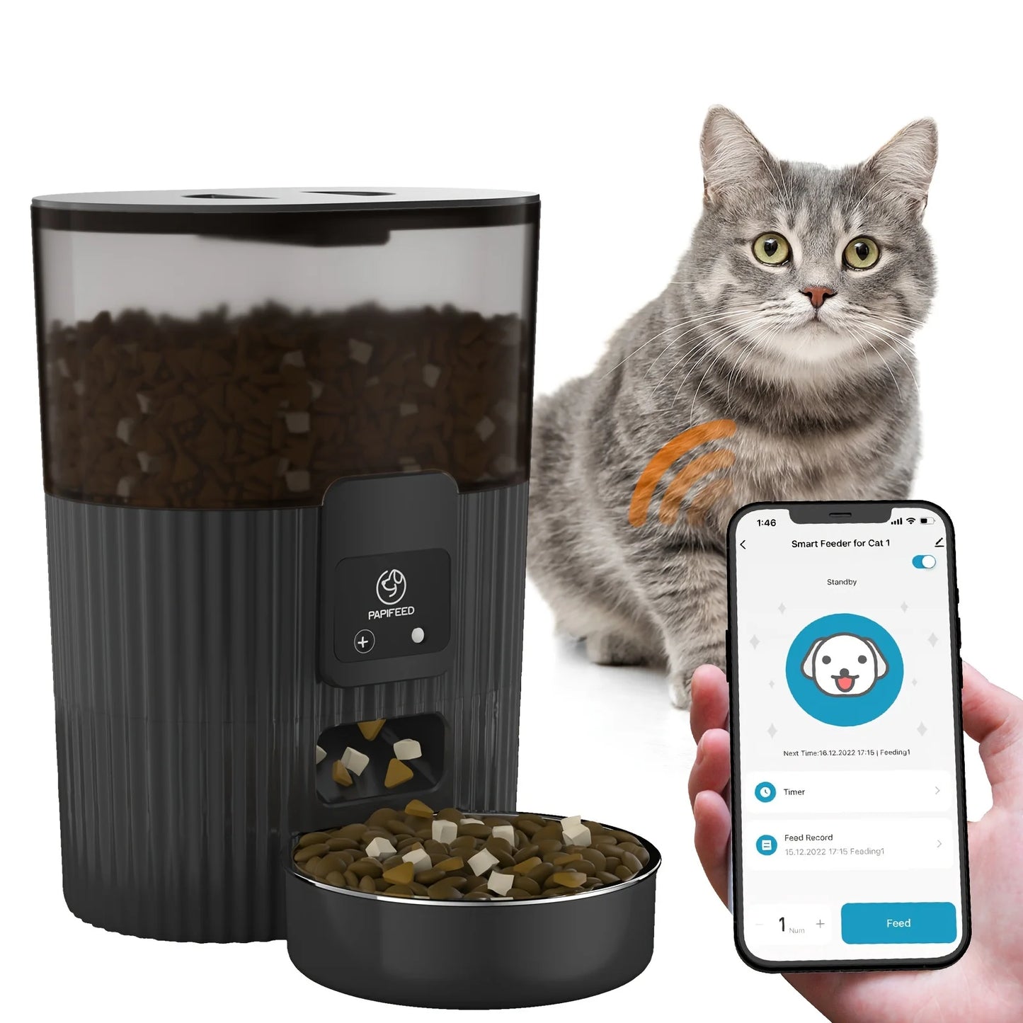 automatic feeder with wifi remote