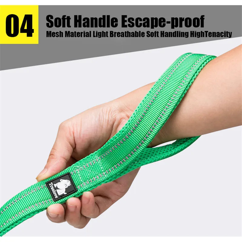 Truelove Soft Reflective Nylon Mesh Padded Pet Training Leash