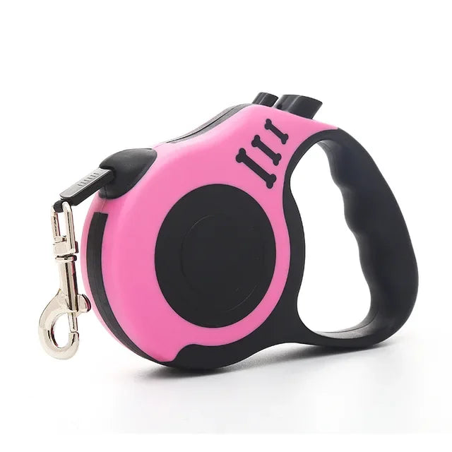 Retractable Tangle Free, Walking Leash with Anti Slip Handle, Pause and Lock Store Pet Leash