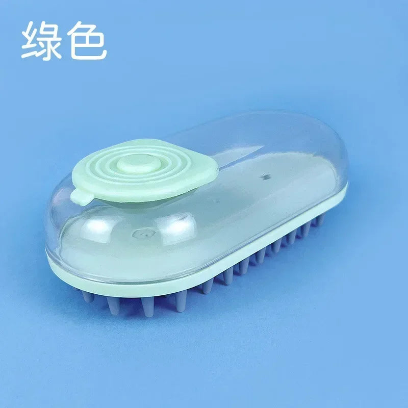Pet Shampoo Soothing Massage Bath Brush