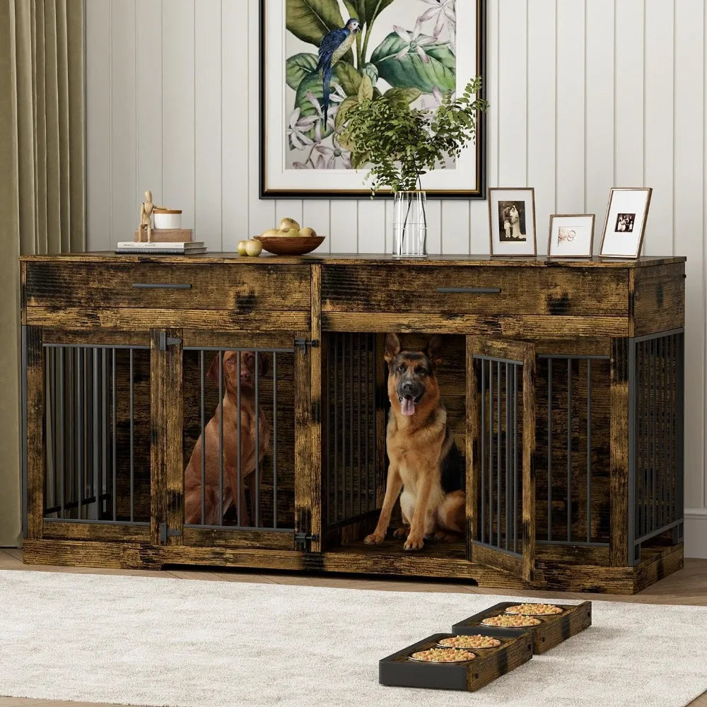 Double Dog Kennel Indoor Furniture