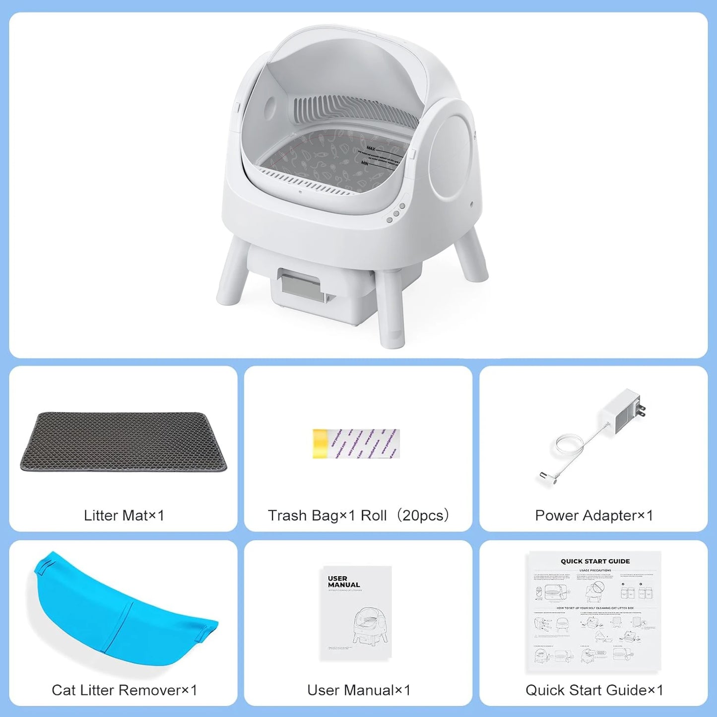 Automatic Safe Smart Litter Box