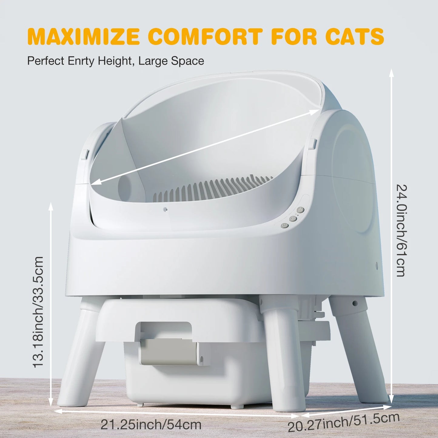 Automatic Safe Smart Litter Box