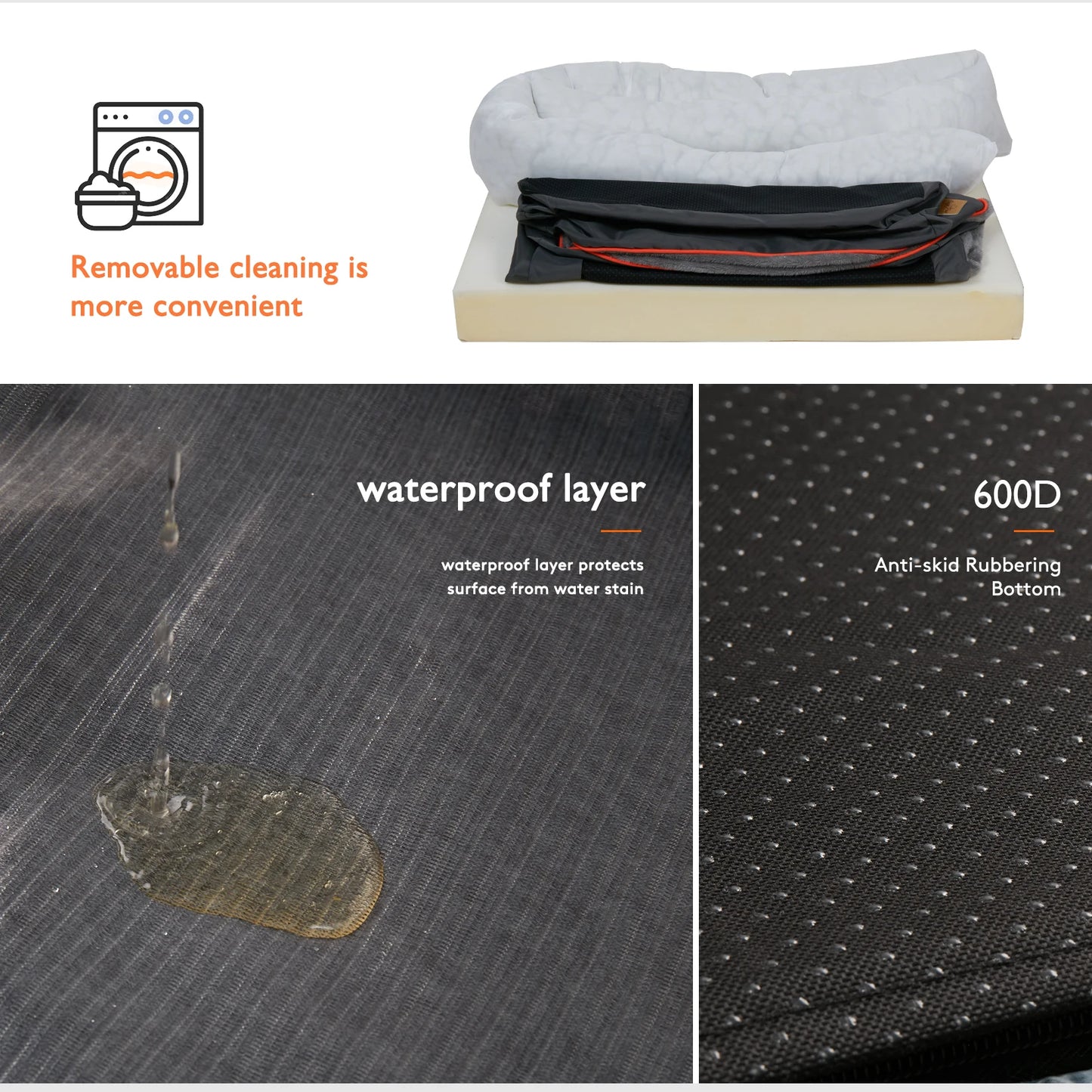 Super Soft Orthopedic Foam Pet Bed Sleeping Mat