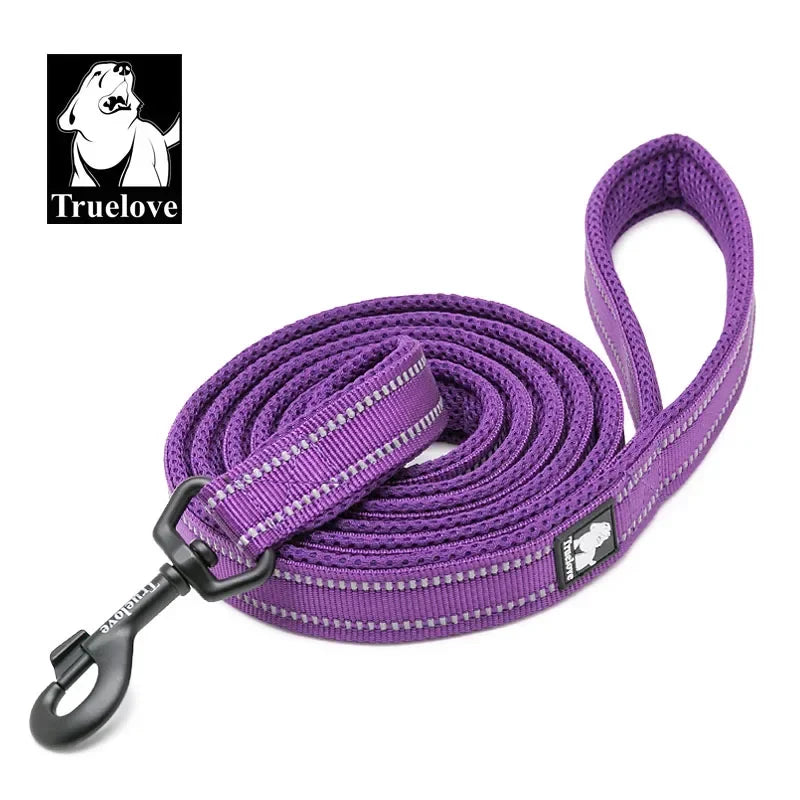 Truelove Soft Reflective Nylon Mesh Padded Pet Training Leash