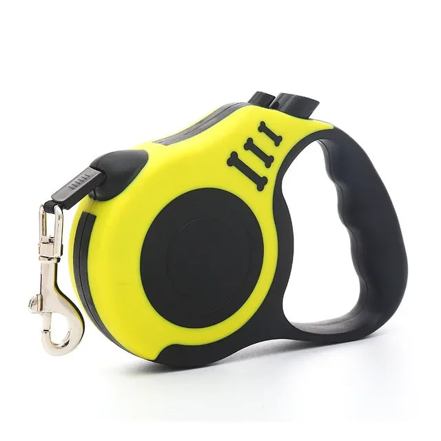 Retractable Tangle Free, Walking Leash with Anti Slip Handle, Pause and Lock Store Pet Leash