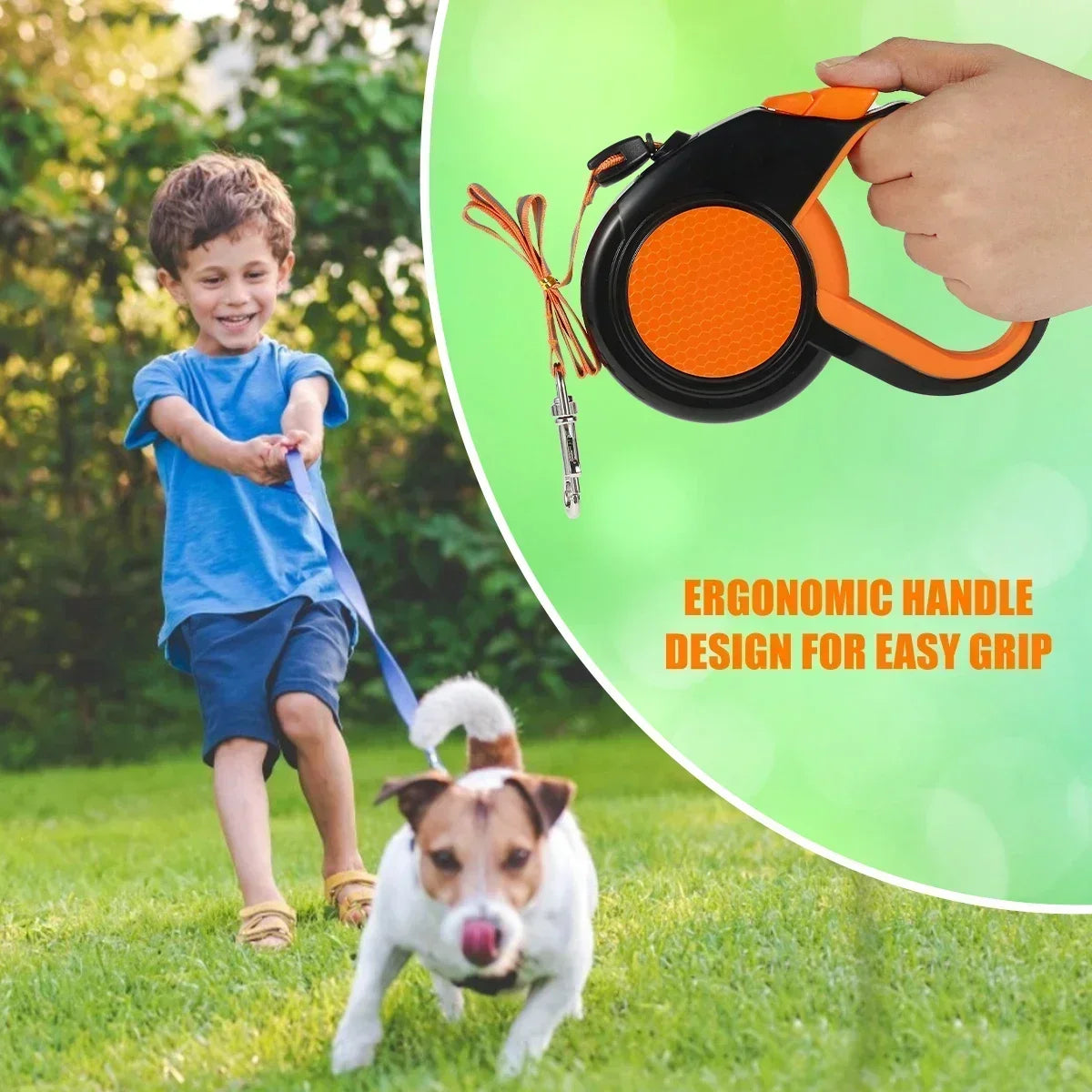8M Retractable Lead Heavy Duty Pet Walking Leash