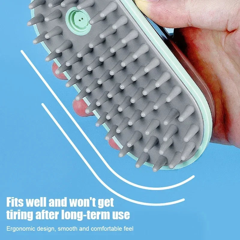 Pet Shampoo Soothing Massage Bath Brush