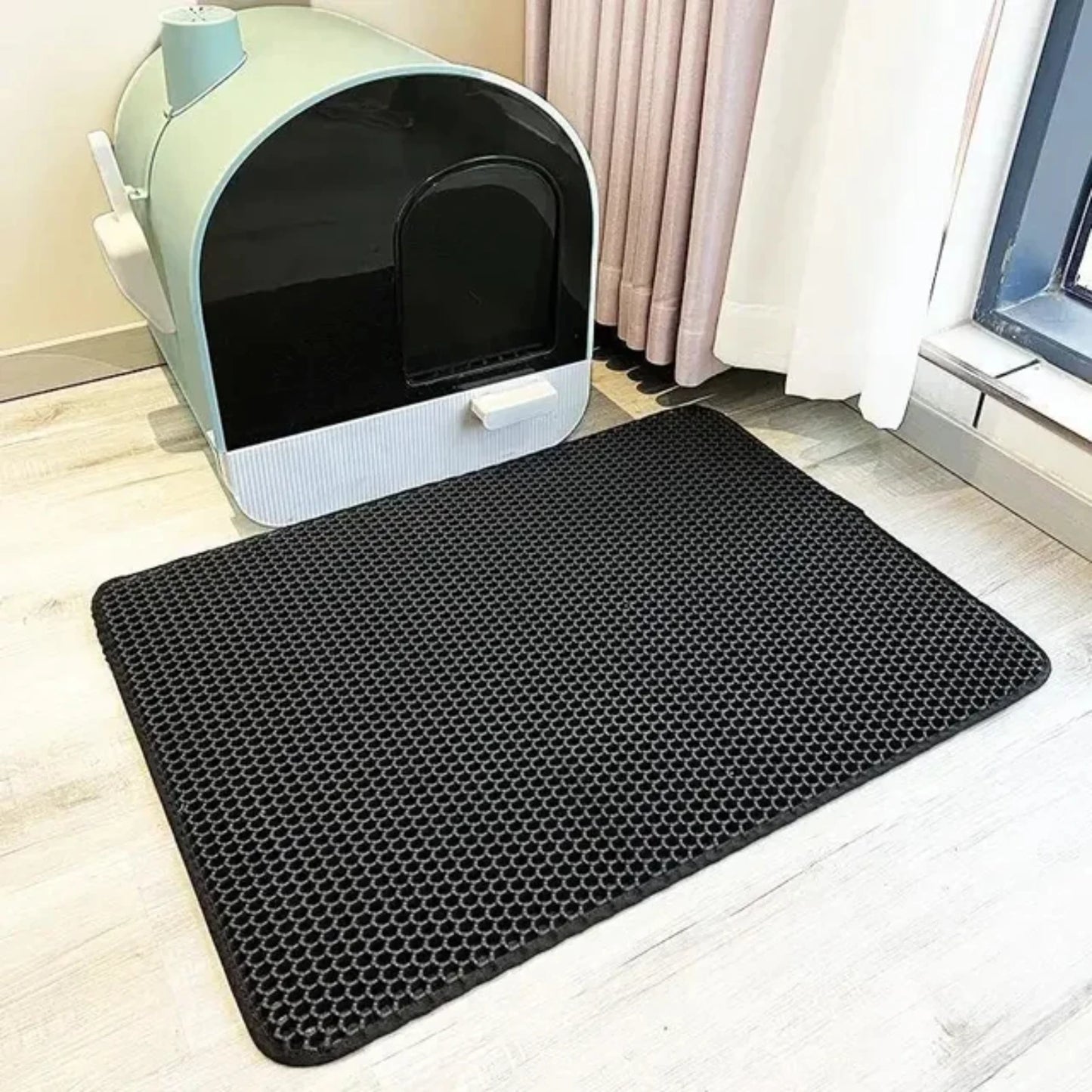 Waterproof Double Layer Washable Litter Box Mat