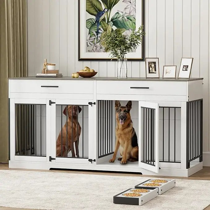 Double Dog Kennel Indoor Furniture