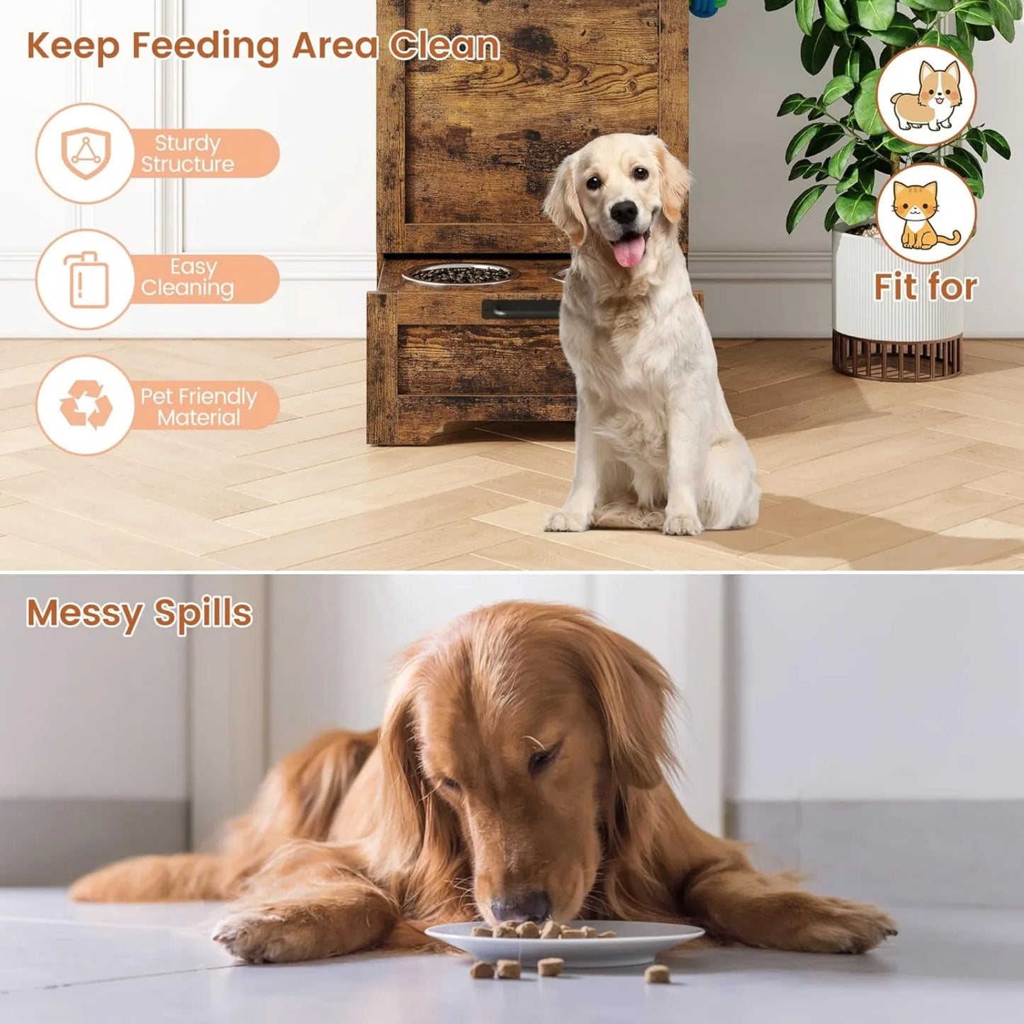 Food Cabinet,Pet Feeding Station