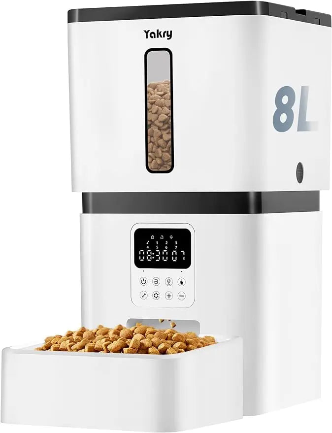 Easy Setup Automatic Large Capacity Pet Food Dispenser