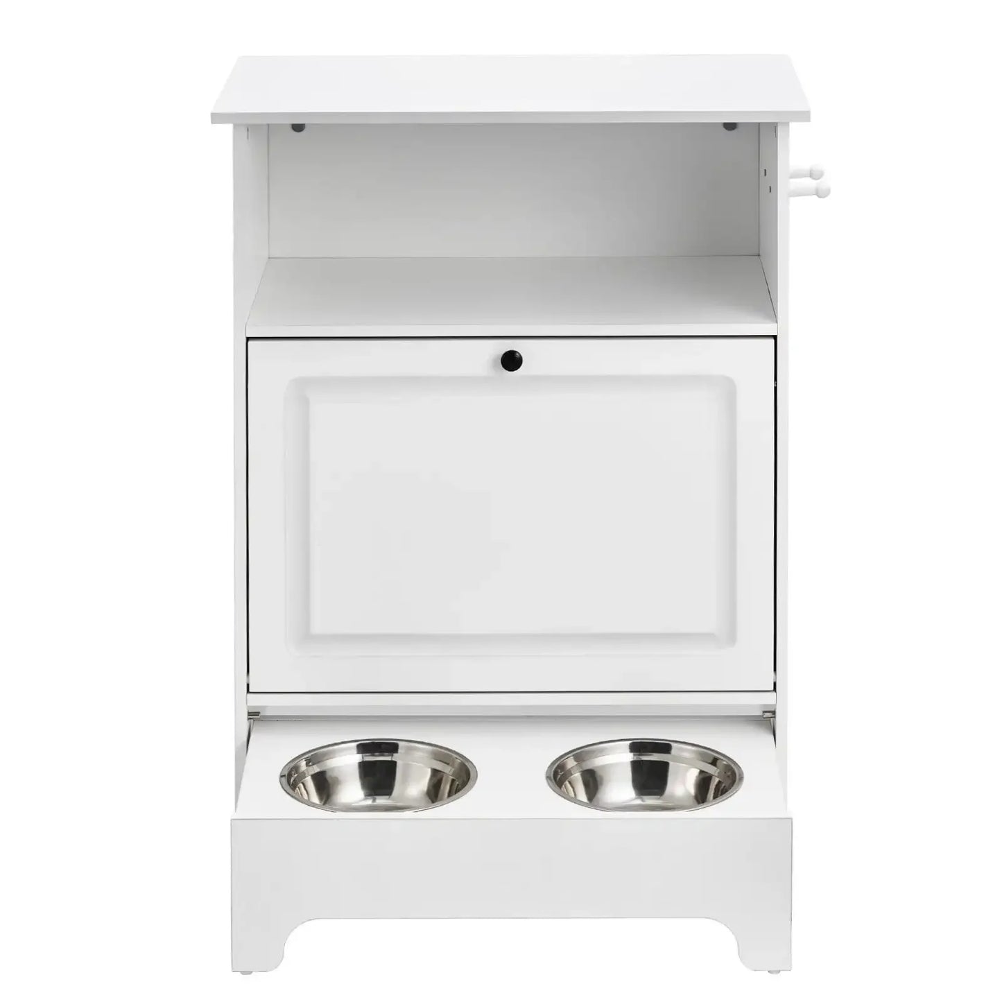 Pet Feeding Station w/ Storage Cabinet