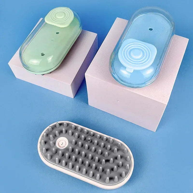 Pet Shampoo Soothing Massage Bath Brush
