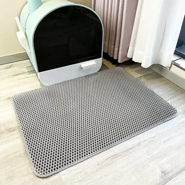 Waterproof Double Layer Washable Litter Box Mat