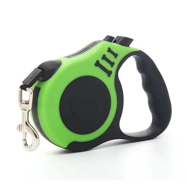 Retractable Tangle Free, Walking Leash with Anti Slip Handle, Pause and Lock Store Pet Leash