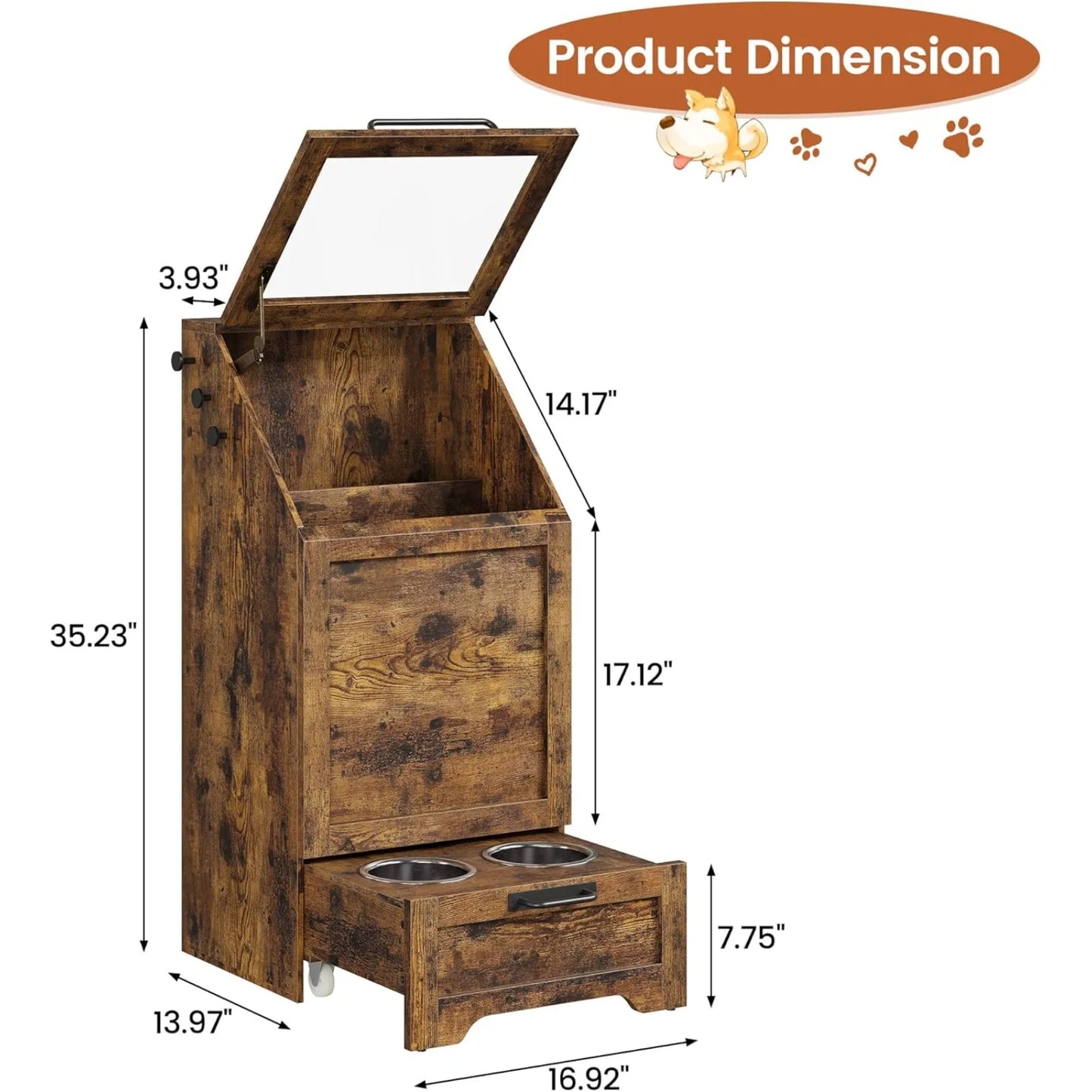Food Cabinet,Pet Feeding Station