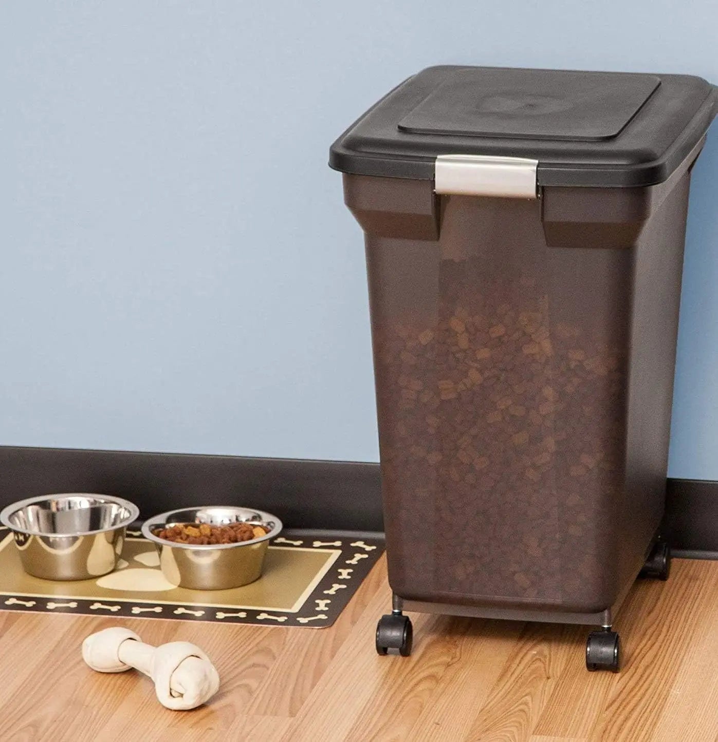 58 Lbs / 67 Qt WeatherPro Airtight Pet Food Storage Container