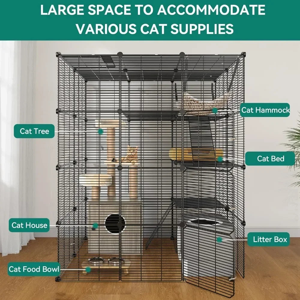 Cats Large House Cage Crate