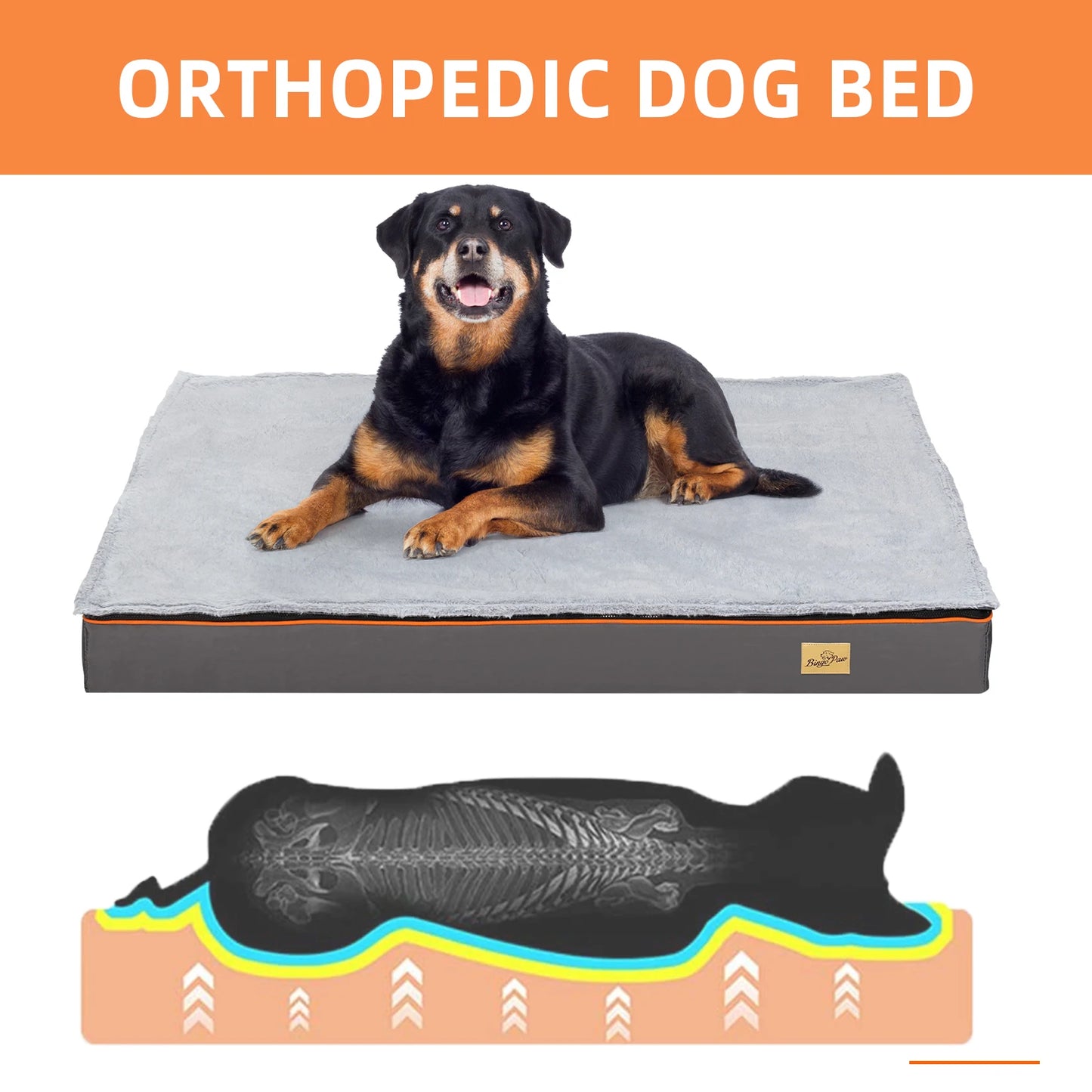 Waterproof Orthopedic Pet Bed