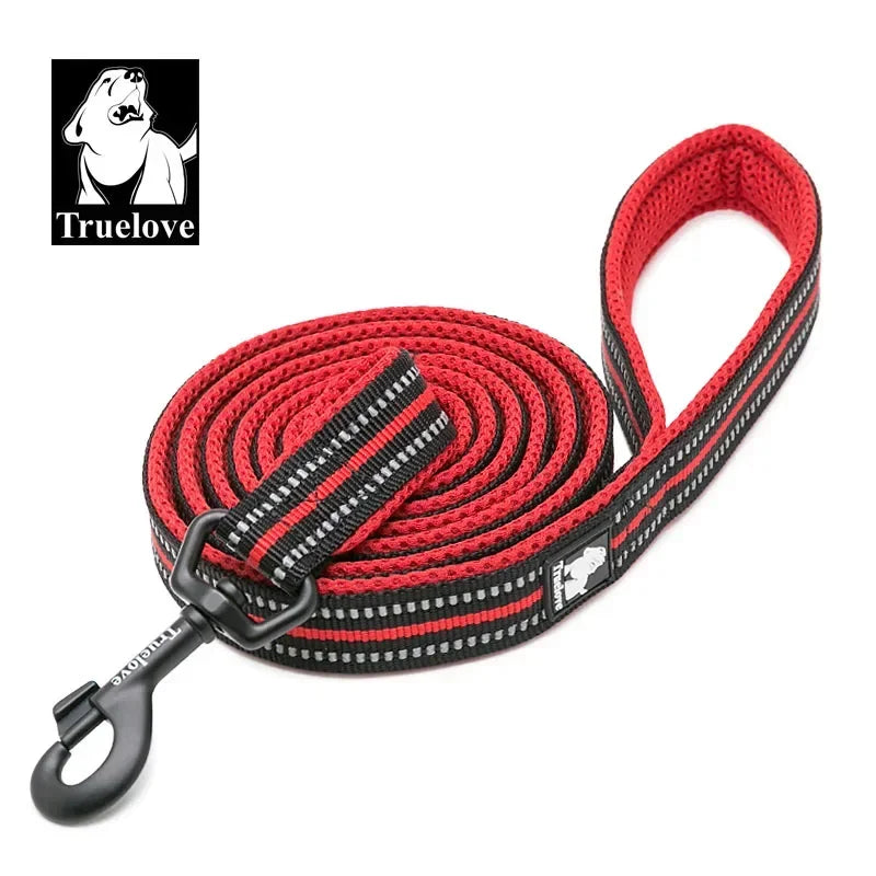 Truelove Soft Reflective Nylon Mesh Padded Pet Training Leash
