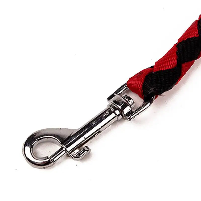 1.4m Pet Double Leash 2 Way Couplers Dog Leash Rope Elastic Extended