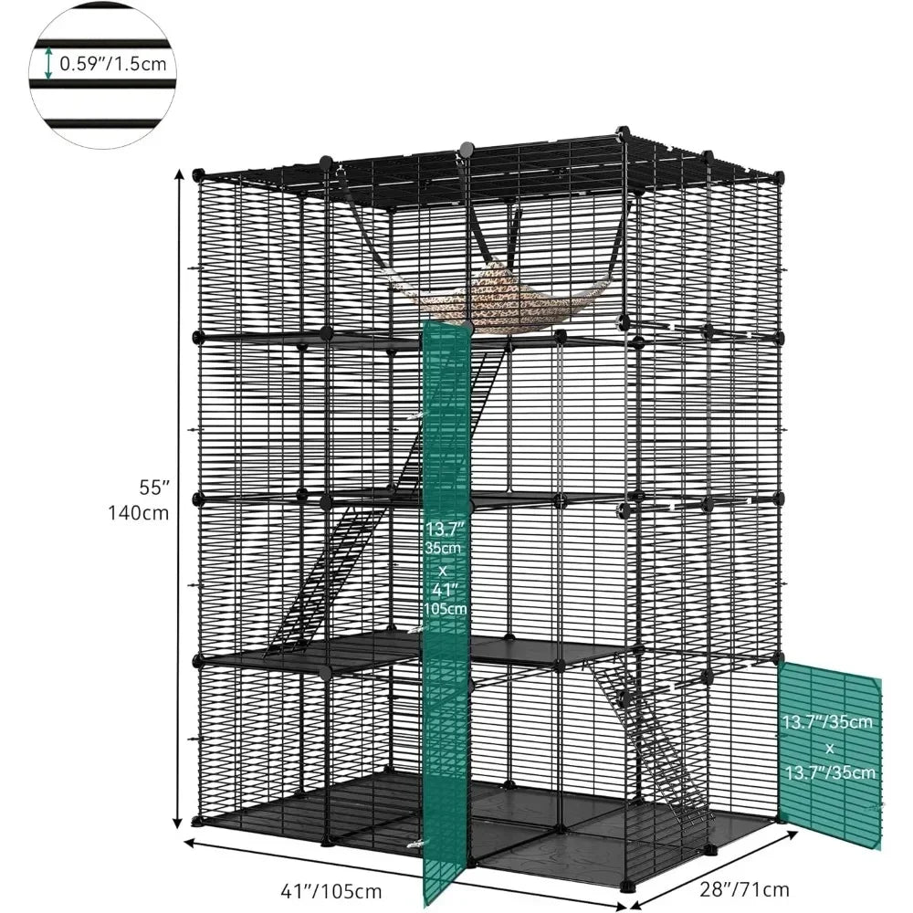 Cats Large House Cage Crate