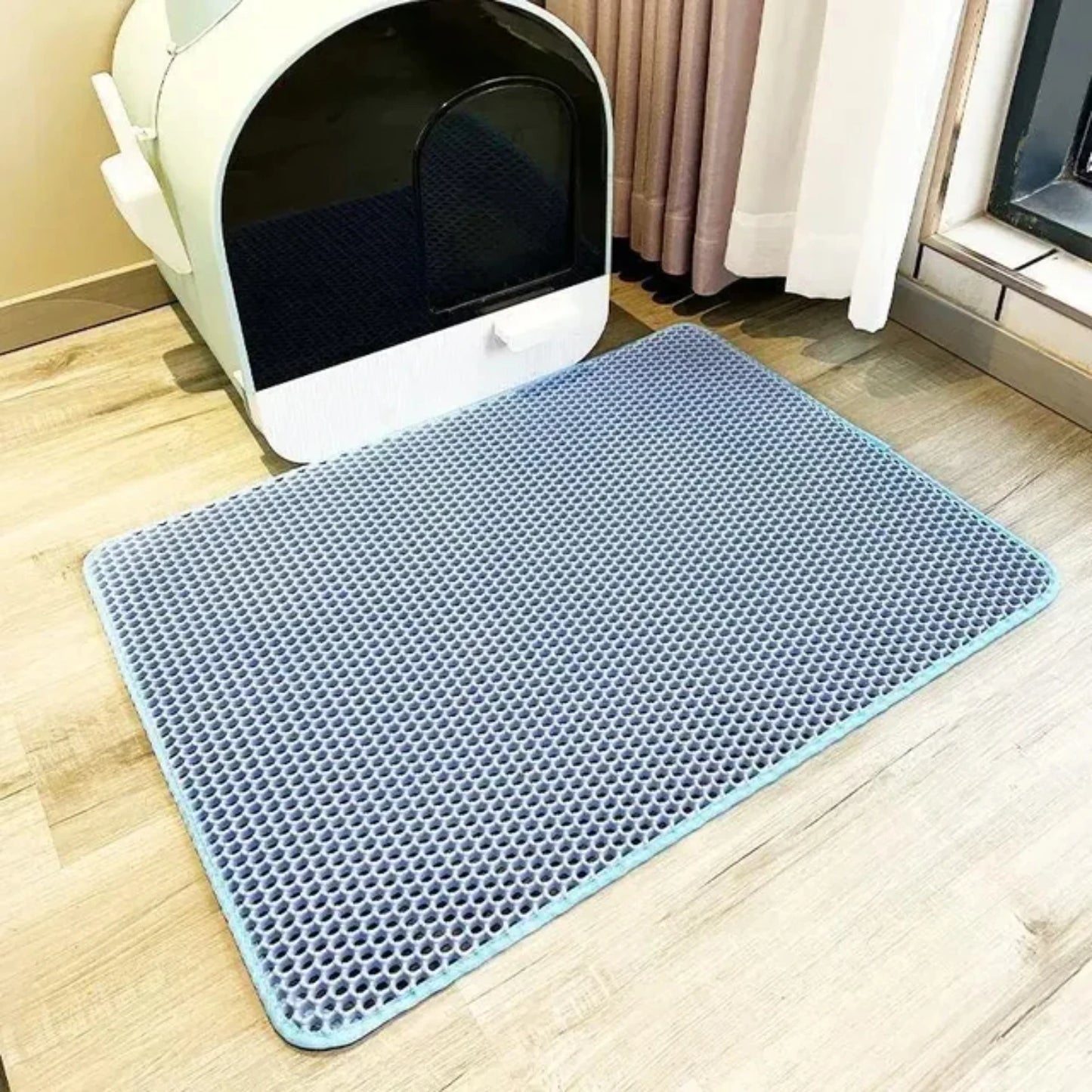 Waterproof Double Layer Washable Litter Box Mat