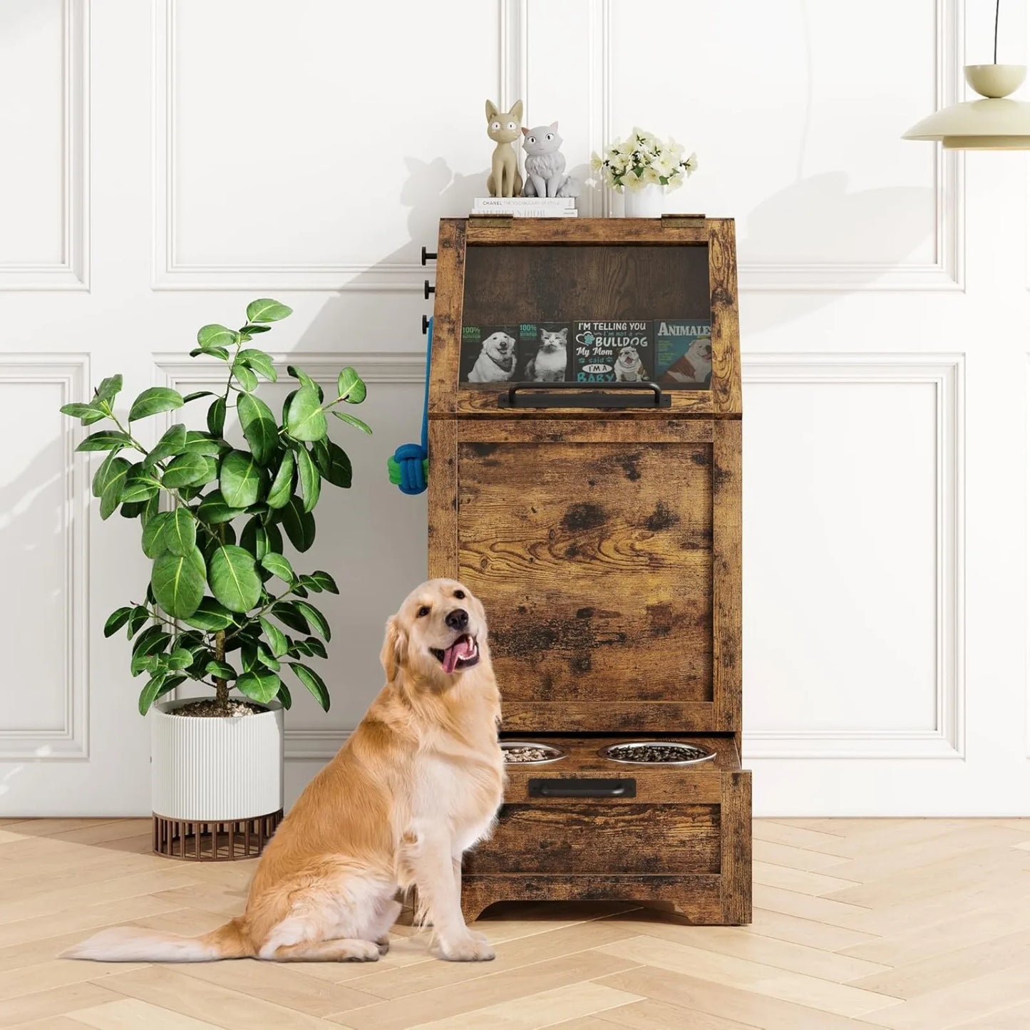 Food Cabinet,Pet Feeding Station
