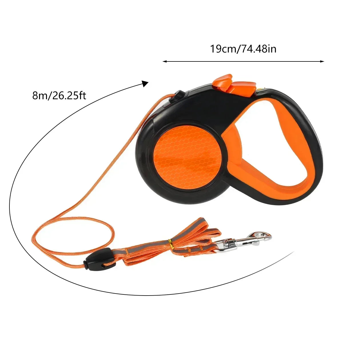 8M Retractable Lead Heavy Duty Pet Walking Leash