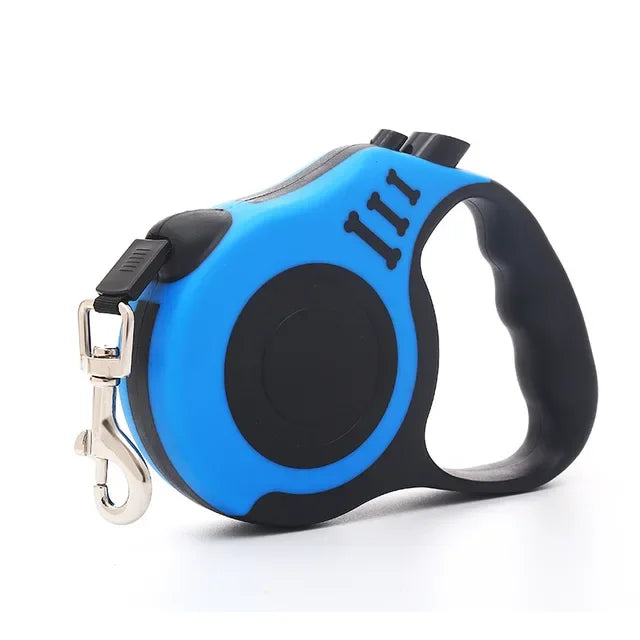Retractable Tangle Free, Walking Leash with Anti Slip Handle, Pause and Lock Store Pet Leash