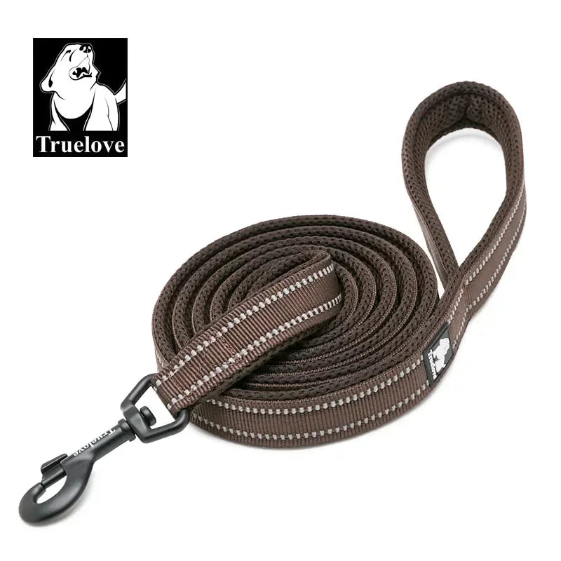 Truelove Soft Reflective Nylon Mesh Padded Pet Training Leash