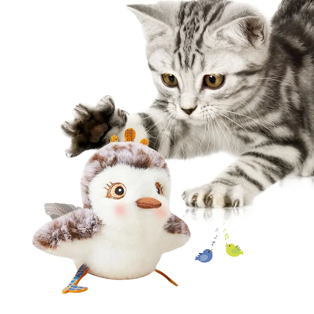 Simulation Flying Bird Interactive Cat Toys