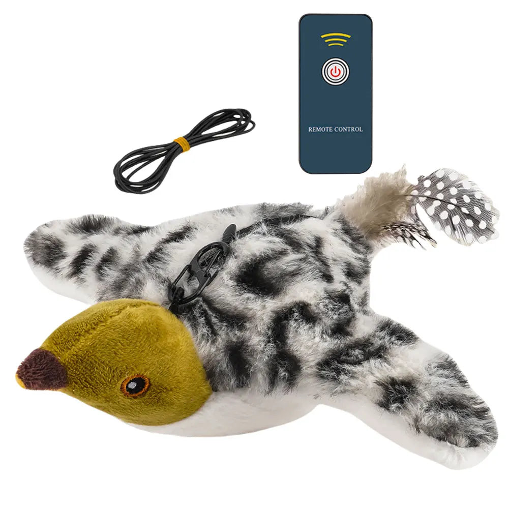 Simulation Flying Bird Interactive Cat Toys