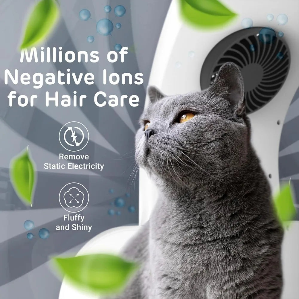 Automatic Pet hair dryer box, 360° airflow,temperature control