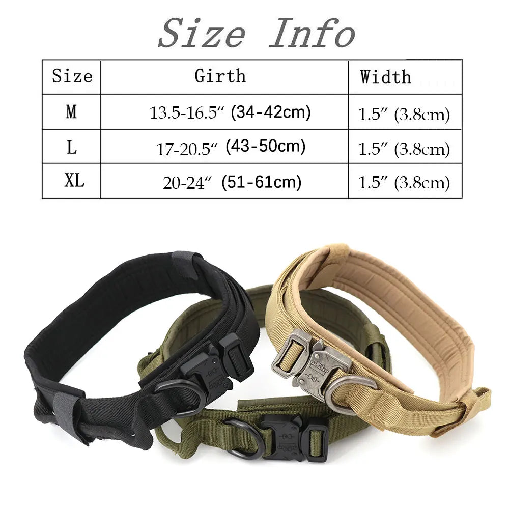 Adjustable Training Tactical Dog Collar